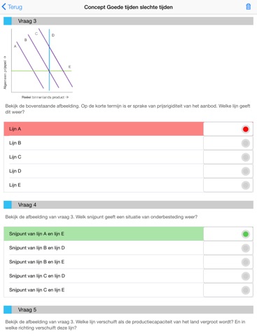 Examentraining Havo Economie screenshot 3