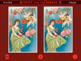 Game screenshot Spot The Difference Victorian Valentine Postcards apk