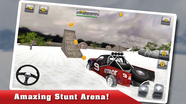 Winter 4x4 Offroad Truck Stunt Driving Racing Sim an Extreme Car Driver Game screenshot-4