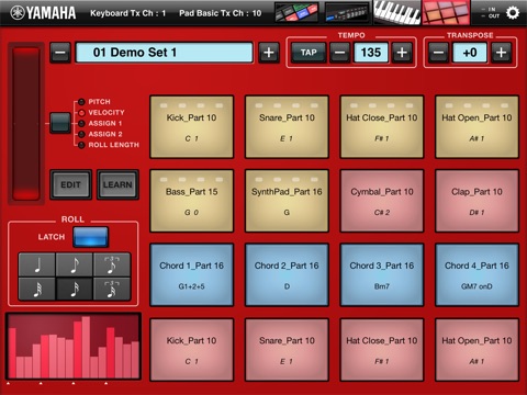 Synthesizer Arpeggiator & Drum Pad - US screenshot 2