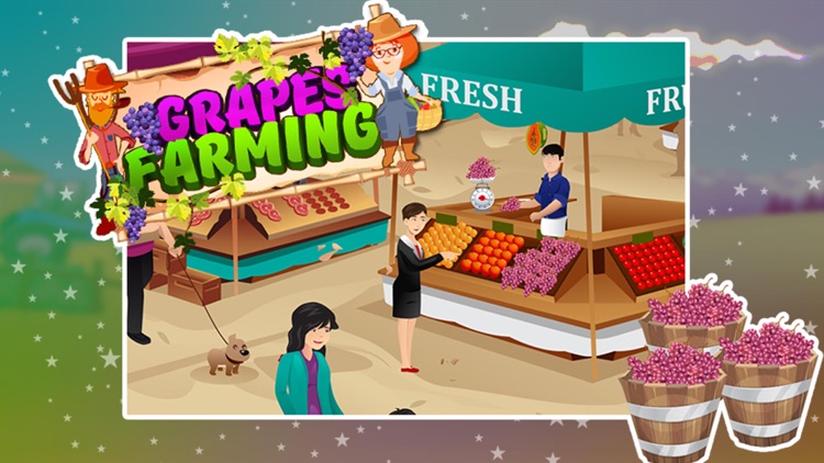 Grapes Farming – Crazy little farmer’s farm story game for kids