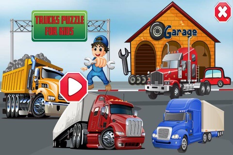 Trucks Puzzle For Kids screenshot 2