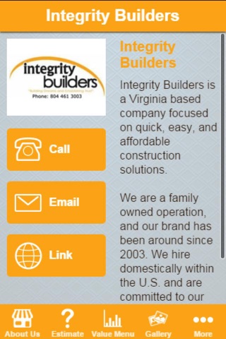 Integrity Builders Pricing App screenshot 2
