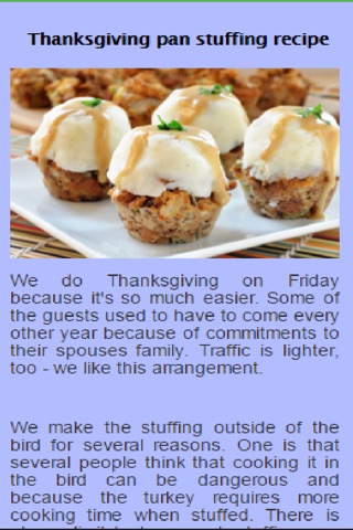 Stuffing Recipes screenshot 2