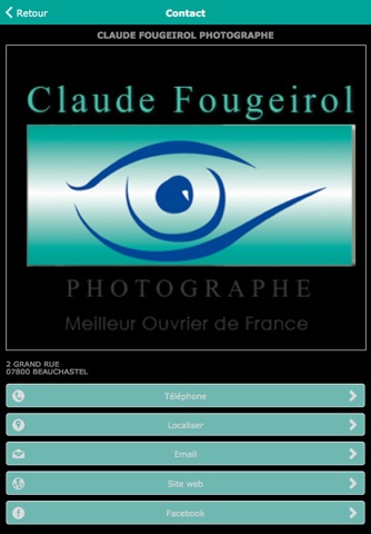 Claude Fougeirol Photographe screenshot 3