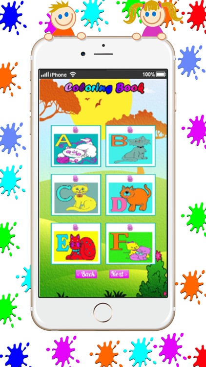 Kitty and Cat Coloring Book Game : Basic Start