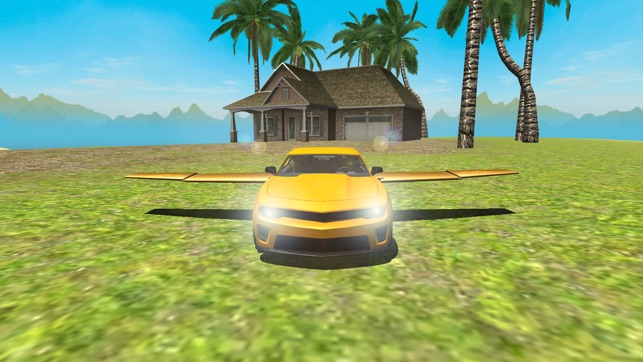 Flying Car Driving Simulator Free: Extreme Muscle Car - Airp(圖4)-速報App