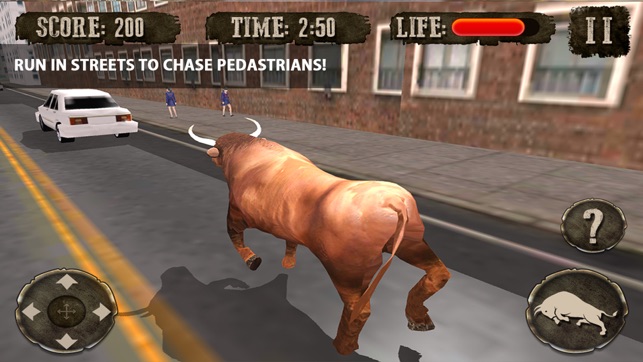 Crazy Angry Bull Attack 3D: Run Wild and