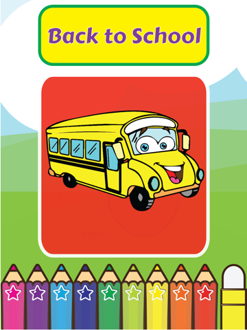Coloring My ABC School Bus - Alphabet - náhled
