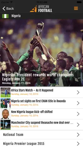 Game screenshot African Football apk