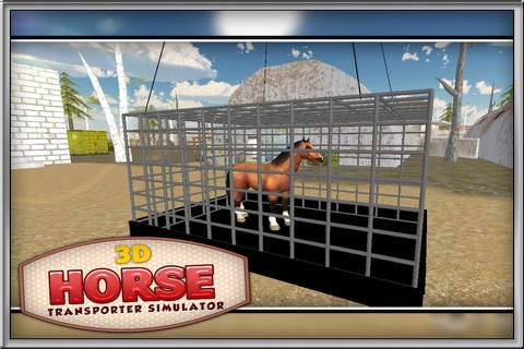 Horse Transporter Simulator 3D - Rescue & Transport Horses in Real Helicopter screenshot 3