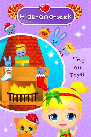 Lily & Kitty Baby Christmas - Doll House Winter Makeover & Santa Rescue screenshot 2