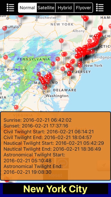 Sunset and Sunrise with NOAA Radar 3D Pro screenshot-4