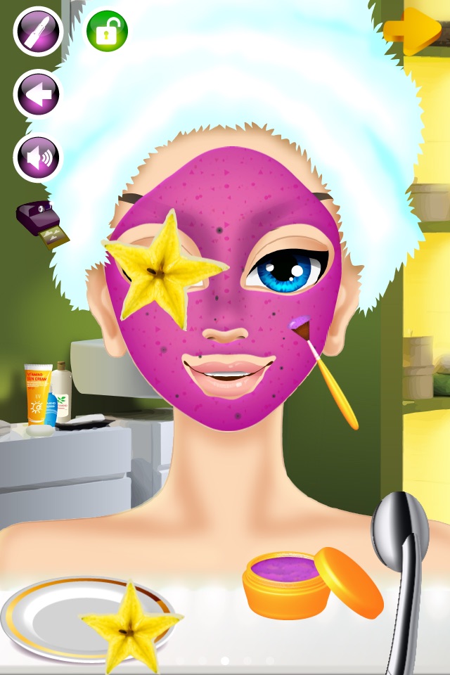 Rockstar Makeover - Girl Makeup Salon & Kids Games screenshot 3