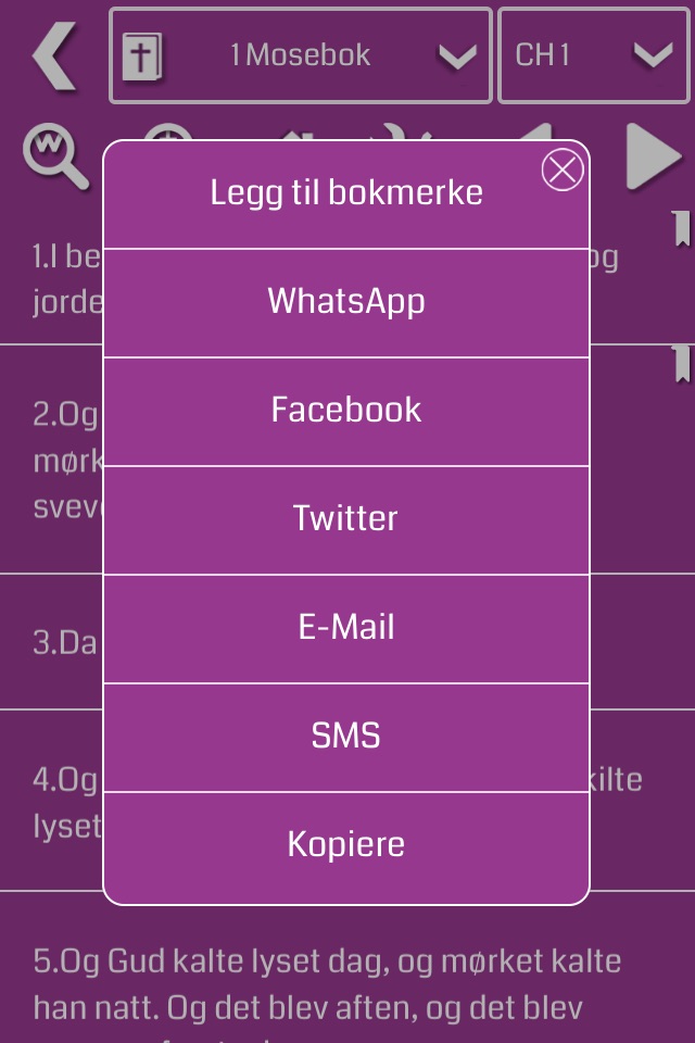 Norwegian Bible screenshot 3