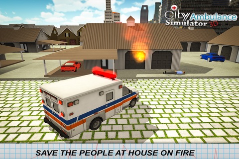 City Rescue Ambulance Driver Simulator 3D screenshot 3