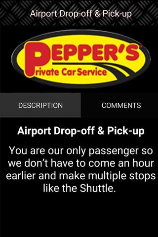 Pepper's Private Car Service screenshot 3