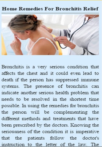 Home Remedies For Bronchitis screenshot 3