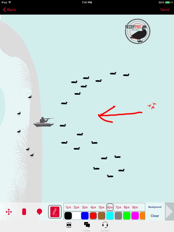 Duck Hunting Diagram Builder Duck Hunting Spreads