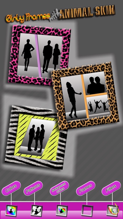 Animal Print Frames – Create Fun Pics & Add Pink Skin or Leopard Frame in Girly Picture Editor