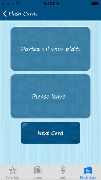 How to cancel & delete Learn French Quickly - Phrases, Quiz, Flash Card, Alphabet from iphone & ipad 3