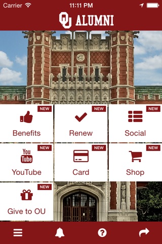 OU Alumni Association screenshot 2