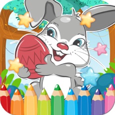 Activities of Coloring Book Rabbit Drawing Pages - free learning painting cool games for the kids girls