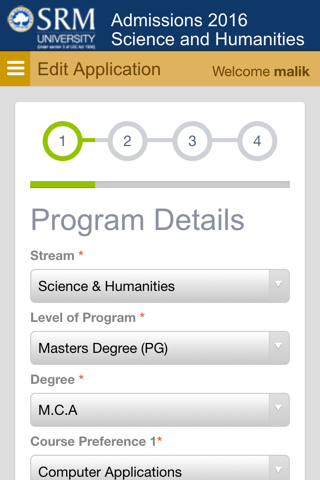 SRM Science & Humanities 2016 screenshot 3