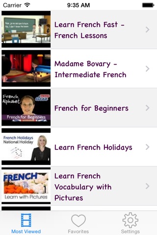 French Conversation Courses: Funny Videos screenshot 3