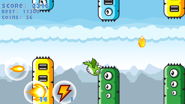 Flappy Clumsy Dragon(圖3)-速報App