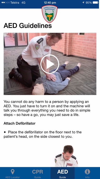 Ambulance Tasmania AED Locator screenshot-4