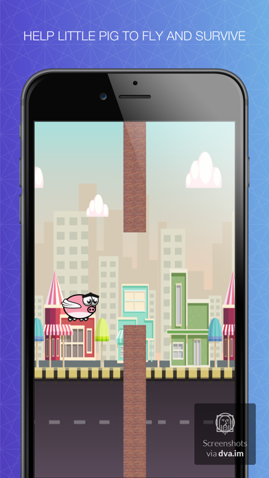Screenshot #1 pour Super Flappy Porcin