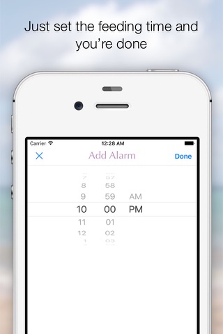 Baby Feeding Alarm - Create your baby's feeding schedule screenshot 4