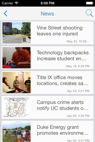 The News Record at UC screenshot 2