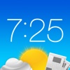 目覚ましアプリ「天気時計+」