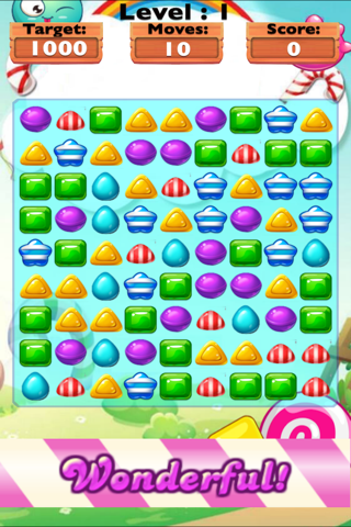 Candy Star Matching Mania HD-Puzzle Game For All screenshot 2