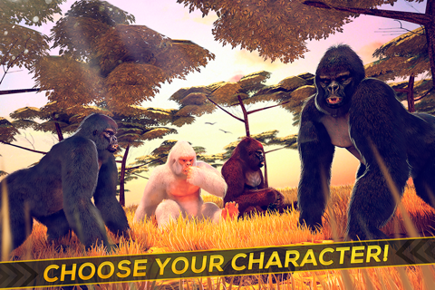 Gorilla Monkey Running Adventure Game For Free screenshot 4