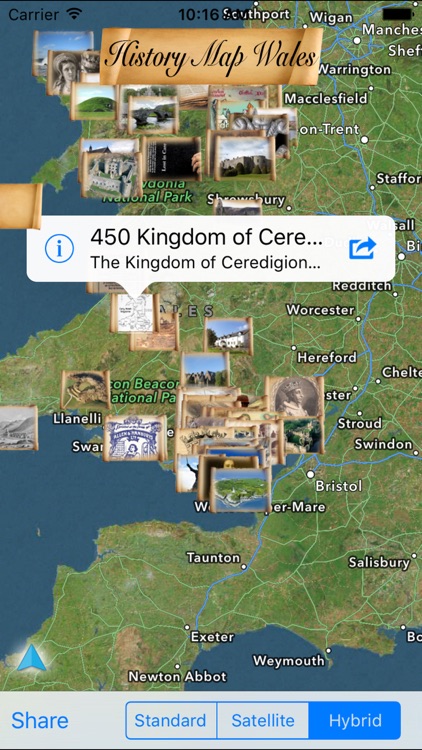 History Map Wales
