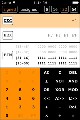 CA1C: Programmer's Calculator screenshot 2