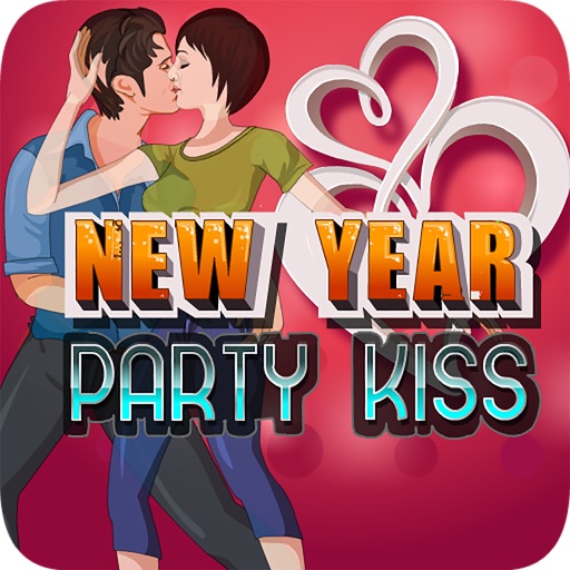 New Year Party Kiss icon