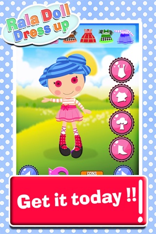 Dress-Up Rala LaLa-Loopsy Version : Cute girls doll.s mini dress anime make-up Games screenshot 2