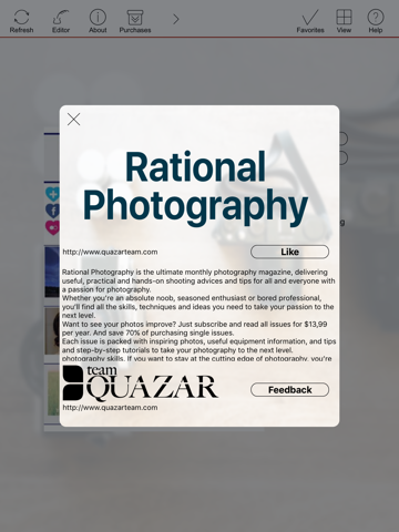 Скриншот из Rational Photography - the magazine about photography, lenses, cameras and post-processing in Lightroom/Photoshop