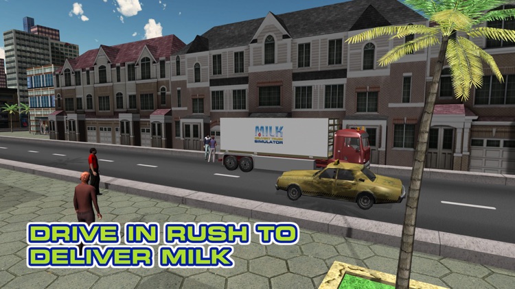 Milk Delivery Truck Simulator – Extreme trucker driving & parking game screenshot-3