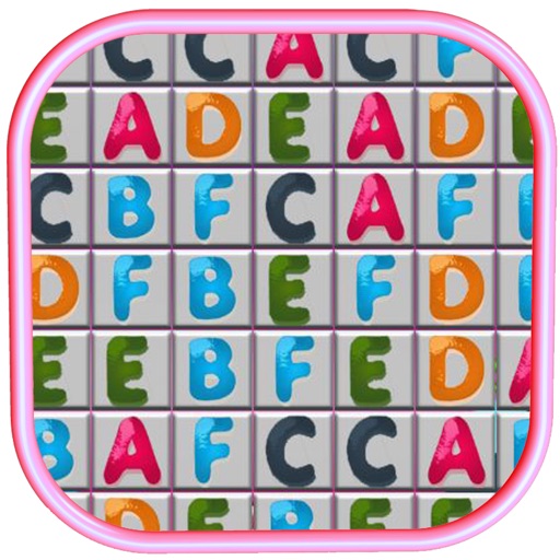 Alphabet Match Addetive Fun Match Three Puzzle Game For Kids iOS App