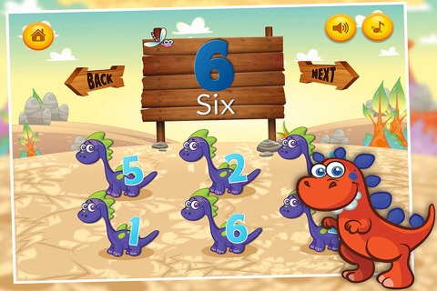 Dino Numbers Counting Games screenshot 3