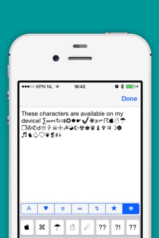 Characters & Symbols screenshot 3