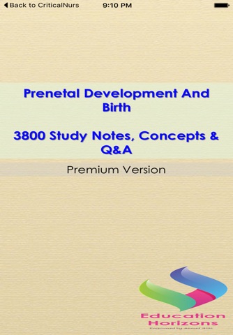 Prenetal Development And Birth 3800 Study Notes screenshot 2