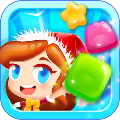 Frozen Fruity Jelly Candy Icon