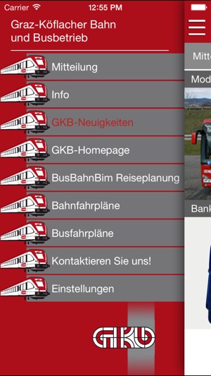 GKB - Bahn und Busbetrieb(圖1)-速報App