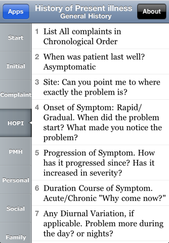 Clinicals – History, Symptoms & Physical Examination Guide screenshot 2